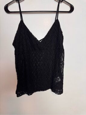 Brand new Ivry day black lace top Size-Large